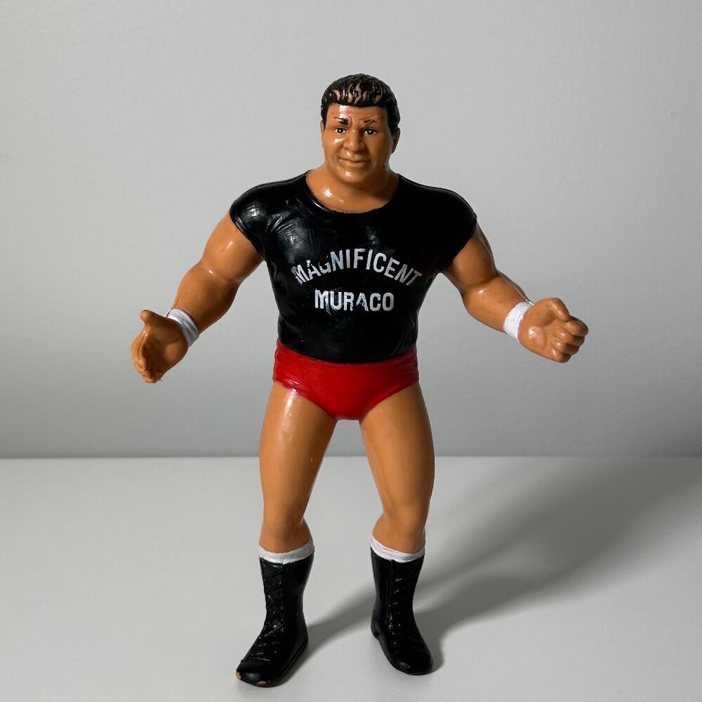 Vintage 80s LJN WWF Magnificent Don Muraco Wrestling Action Figure (11B)
